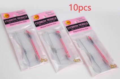 Waterproof Eyebrow Stamp with 10 Stencils & 2 Brushes