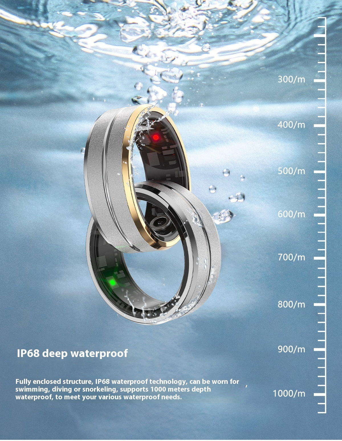 Multifunctional Smart Ring – Health Monitor, Sports & Sleep Tracking